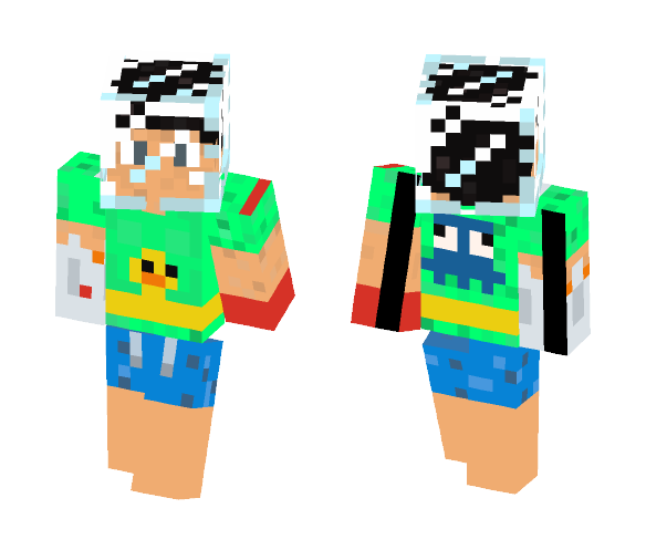 glass head swimmer - Male Minecraft Skins - image 1