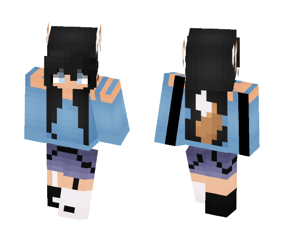 First girl skin~ Fox - Girl Minecraft Skins - image 1