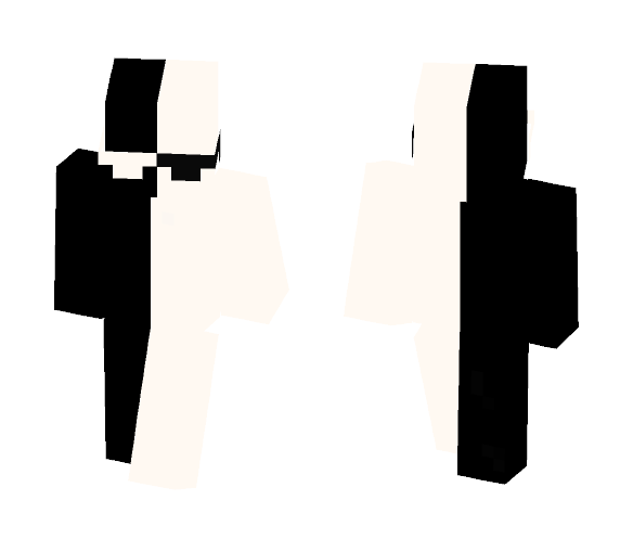 black and white - Male Minecraft Skins - image 1