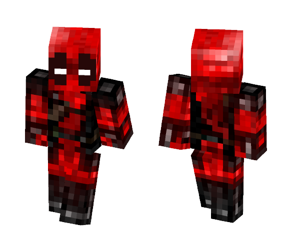Deadpool in HD (Alex version) - Comics Minecraft Skins - image 1