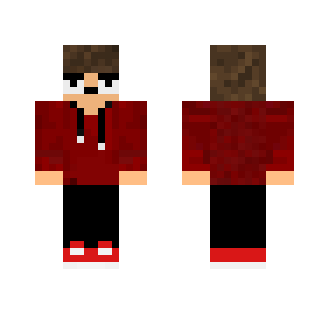 Red Sweatshirt IDK - Male Minecraft Skins - image 2