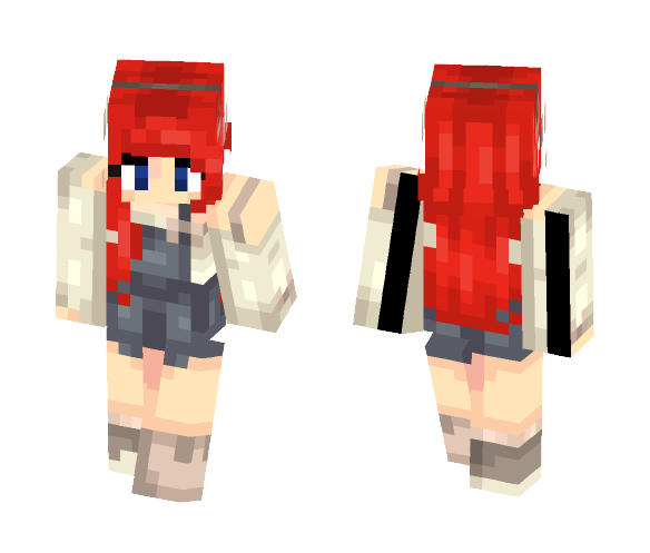 Red Hair Request ~Sunflower_Luv - Female Minecraft Skins - image 1