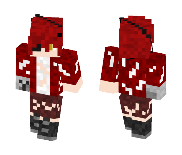 Foxy - Fnaf (Human Version) - Male Minecraft Skins - image 1