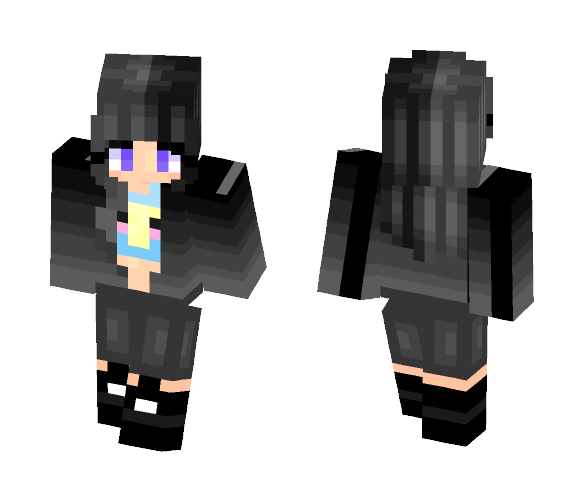 ~(Half & Half)~ - Female Minecraft Skins - image 1