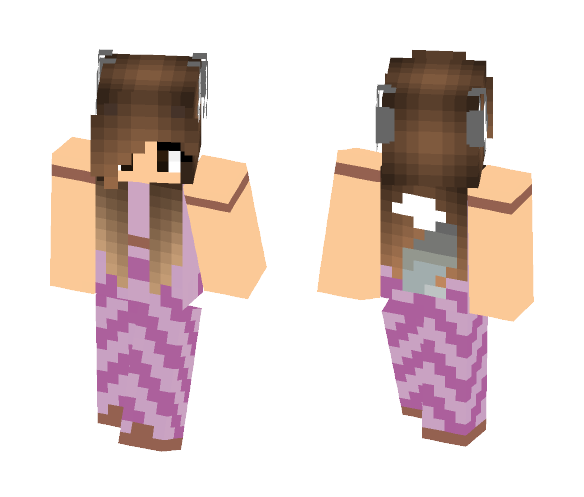 Wolf Summer Girl - Girl Minecraft Skins - image 1