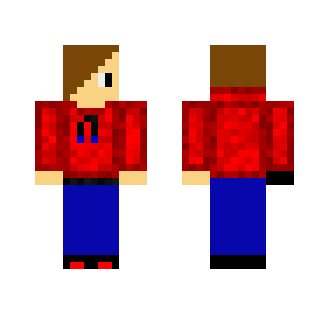 Red Hoodie - Male Minecraft Skins - image 2