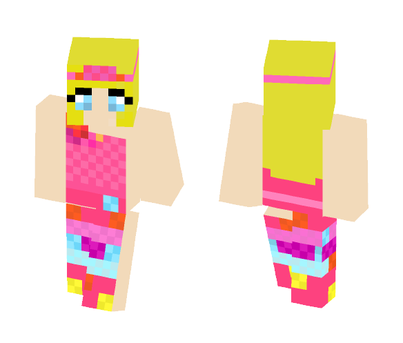 Alexa from Barbie secret door - Female Minecraft Skins - image 1