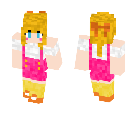 Toy Chica - Fnaf (Human Version) - Female Minecraft Skins - image 1