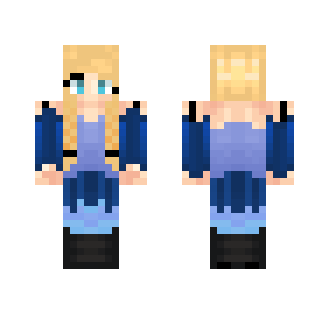 Blonde girl with braids - Girl Minecraft Skins - image 2