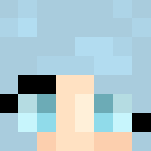 Blue hair girl | New Shading! - Color Haired Girls Minecraft Skins - image 3