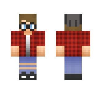 First Skin ~ Flannel Glasses Guy - Male Minecraft Skins - image 2
