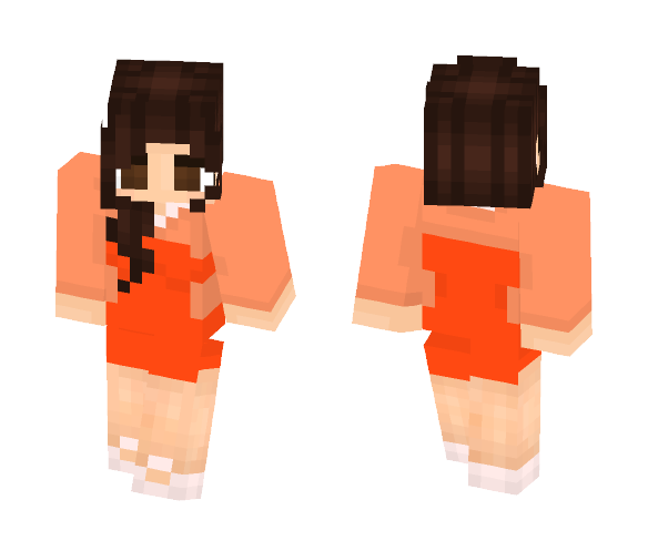 Red Dress - Female Minecraft Skins - image 1