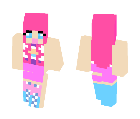 Pinkie pie style - Female Minecraft Skins - image 1