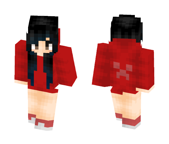 Red Gamer ~Scartha~ - Female Minecraft Skins - image 1