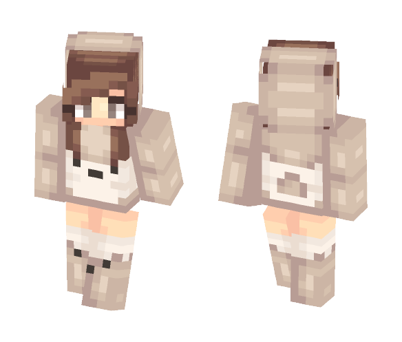 Bear sweater - Female Minecraft Skins - image 1