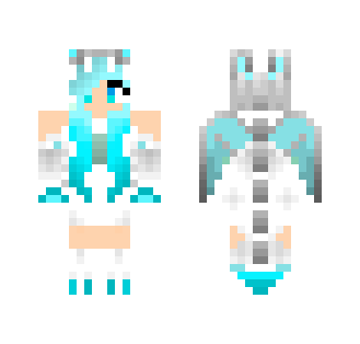 Blue Dragon Girl - Girl Minecraft Skins - image 2
