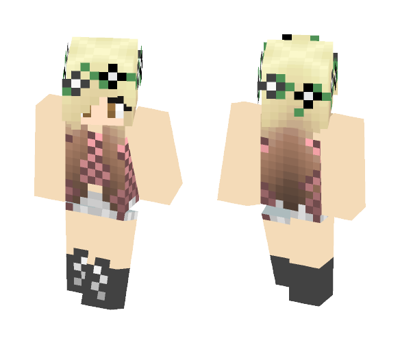 Cute-Hip Girl Skin - Cute Girls Minecraft Skins - image 1