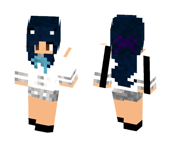 PDH Cat Girl - Cat Minecraft Skins - image 1
