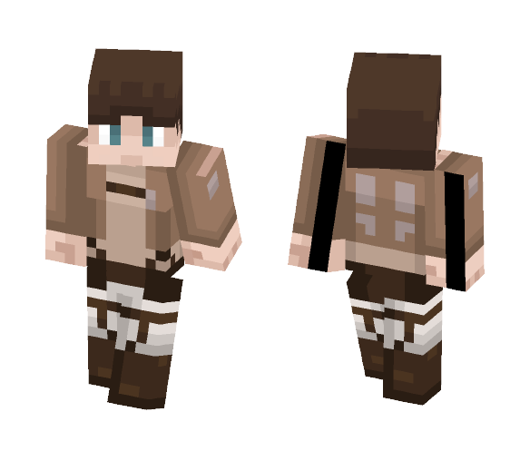 Eren Yeager (Attack On Titan) - Male Minecraft Skins - image 1