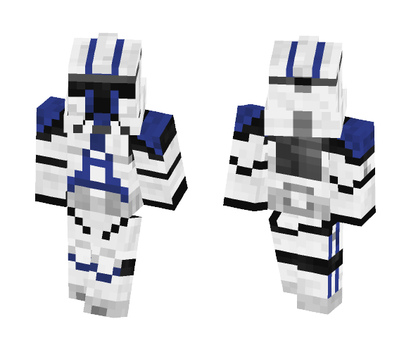 501st Clone Trooper (Spacesuit) - Male Minecraft Skins - image 1