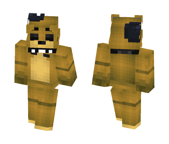 Golden Freddy (FNAF) - Male Minecraft Skins - image 1