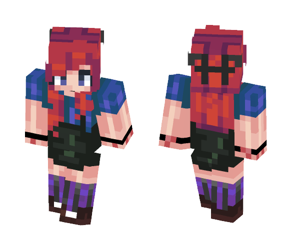 OC - adoptable [Adopted By Beverly] - Female Minecraft Skins - image 1