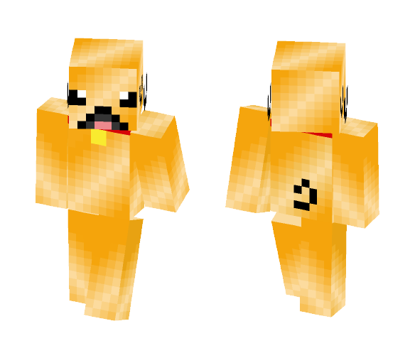 cute shaded pug - Interchangeable Minecraft Skins - image 1