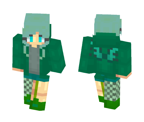 Green Dragon Trash ~Scartha~ - Female Minecraft Skins - image 1