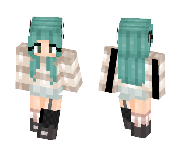 Beige stripes - Female Minecraft Skins - image 1