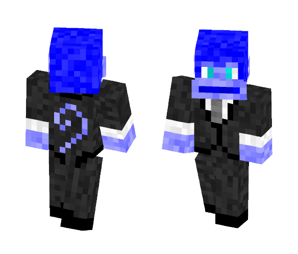 Blue Monkey with a suit - Male Minecraft Skins - image 1