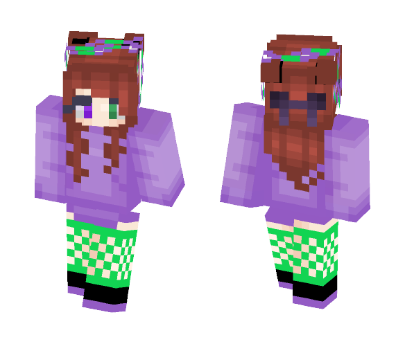 ????Grape???? - Female Minecraft Skins - image 1