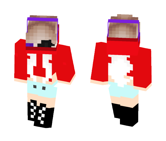 Red Moon Girl - Girl Minecraft Skins - image 1