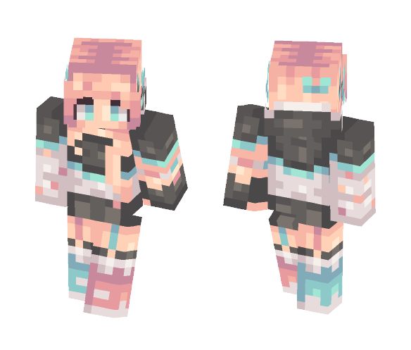 Pastel Bubblegum - Female Minecraft Skins - image 1