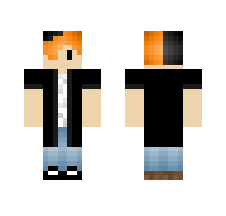 Guy || Black & Orange Hair || - Male Minecraft Skins - image 2