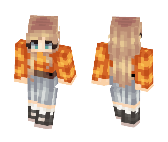 Retro Girl - Autumn_ - Girl Minecraft Skins - image 1