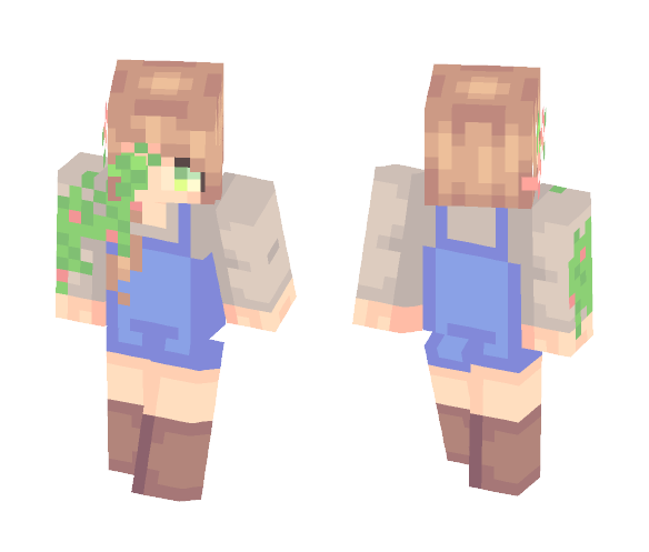 ???? | overgrown glory - Female Minecraft Skins - image 1