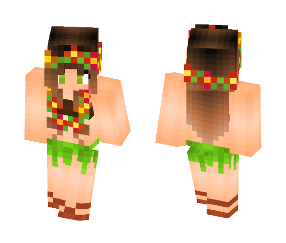 -Hawaii Girl- - Female Minecraft Skins - image 1