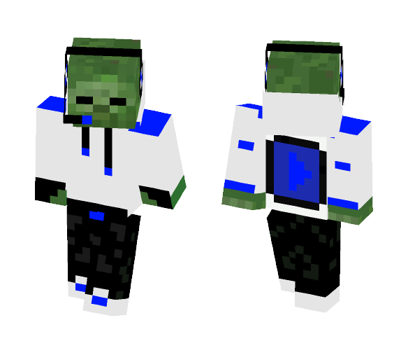 Cool Zombie - Male Minecraft Skins - image 1
