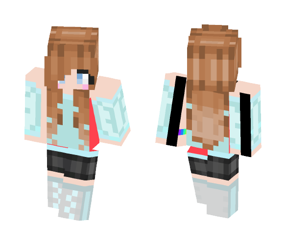 Diamond Frost ~SweetGinger~ - Female Minecraft Skins - image 1