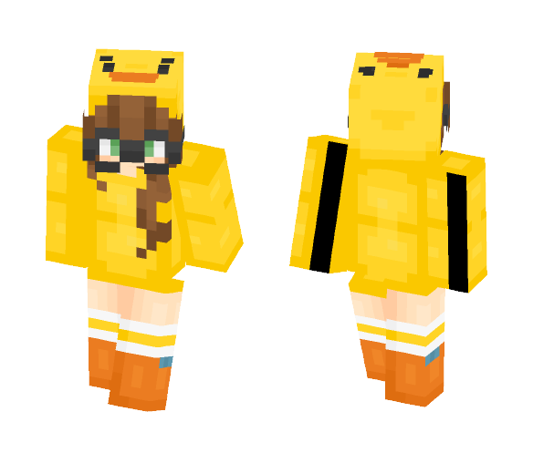 Ducky Hoodie - Female Minecraft Skins - image 1