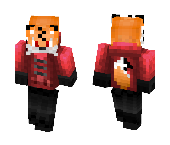 Drakon the vampire Fox - Male Minecraft Skins - image 1