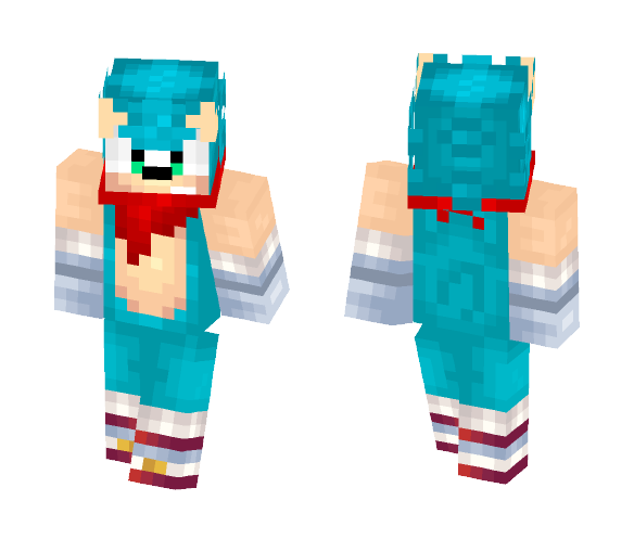 Sonic Jr. The Hedgehog - Male Minecraft Skins - image 1