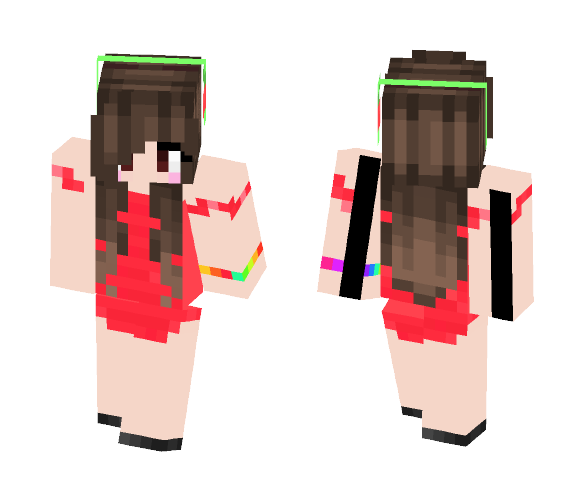 Cherry Swimsuit ~SweetGinger~ - Female Minecraft Skins - image 1