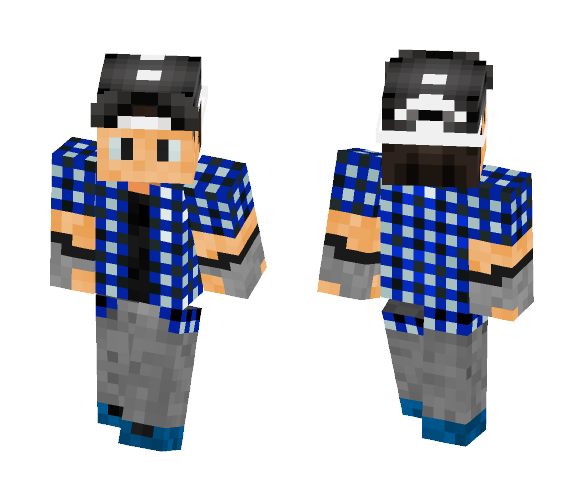 Generic Checker Shirt Dude - Male Minecraft Skins - image 1