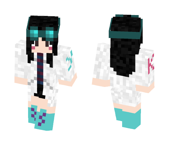YumiChan - Scientist - Female Minecraft Skins - image 1