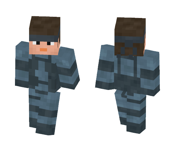 Metal Gear Solid 2 Solid Snake - Male Minecraft Skins - image 1