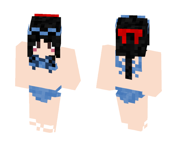 YumiChan - Beach - Female Minecraft Skins - image 1