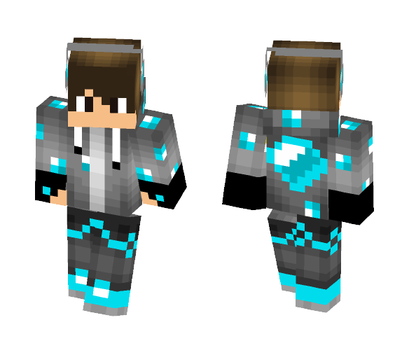 Cool Diamond Guy - Male Minecraft Skins - image 1