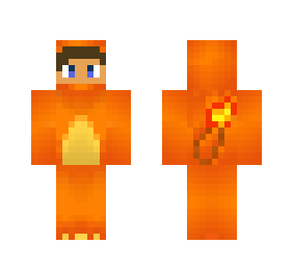 herokoen|TeLuiVoorDit|Charmender - Male Minecraft Skins - image 2