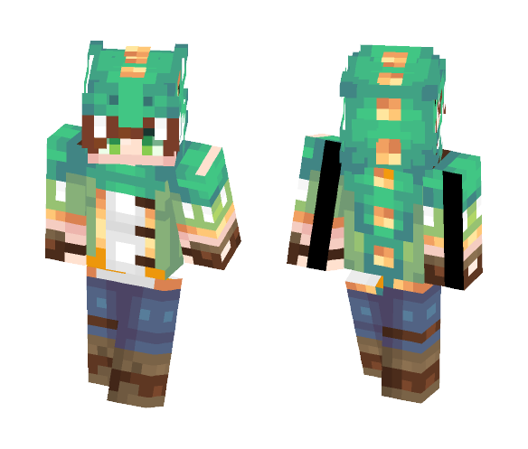 -(Dragon Slayer)- Better In 3D - Male Minecraft Skins - image 1